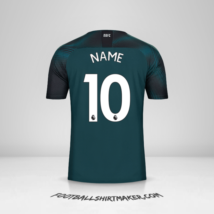 Shirt Newcastle United FC 2019/20 Away -  name - 10