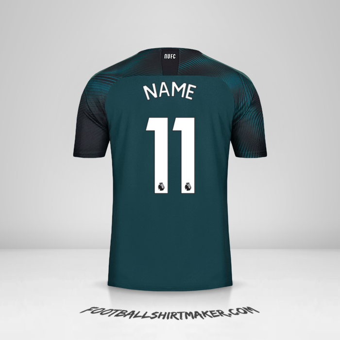 Trikot Newcastle United FC 2019/20 Auswärts -  name - 11