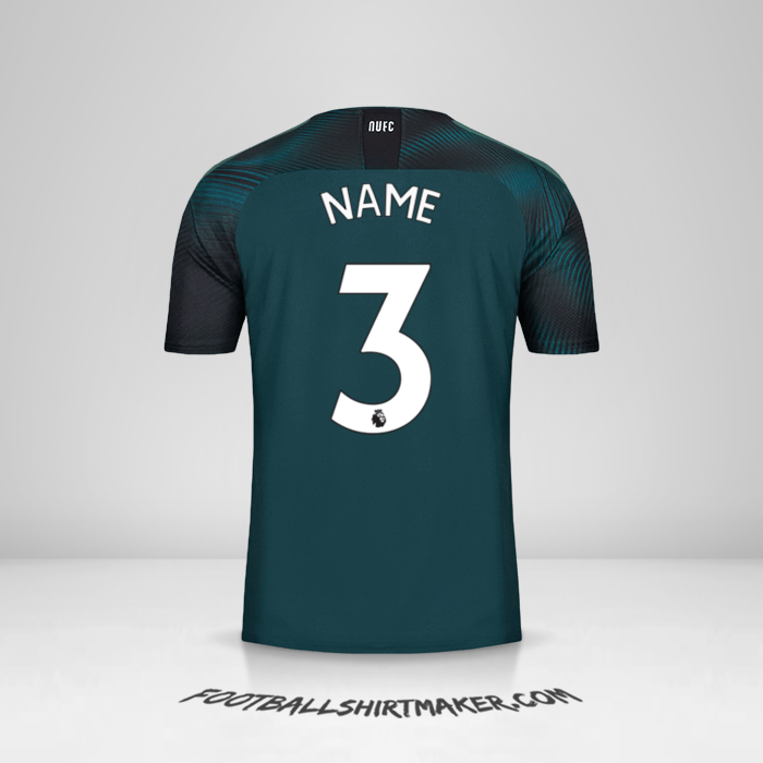 Jersey Newcastle United FC 2019/20 Away -  name - 3