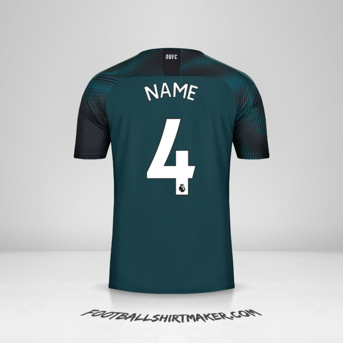 Jersey Newcastle United FC 2019/20 Away -  name - 4