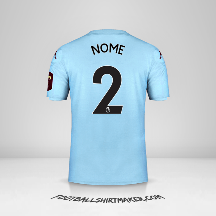 Maglia Aston Villa FC 2019/20 Seconda -  nome - 2