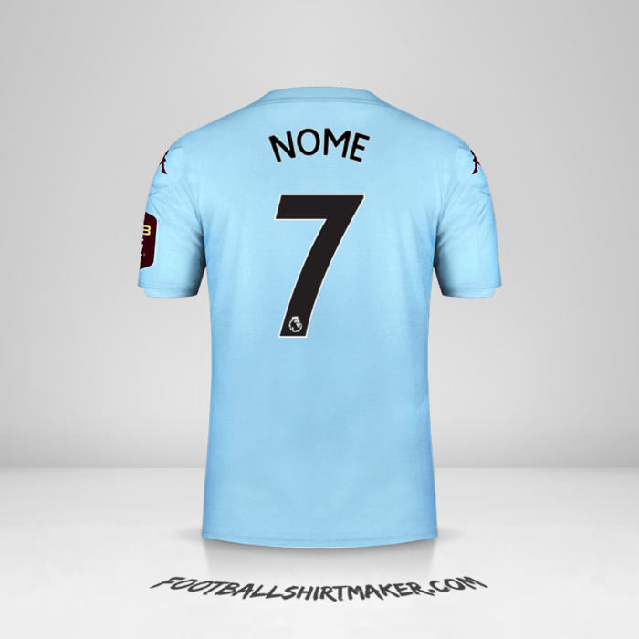 Maglia Aston Villa FC 2019/20 Seconda -  nome - 7