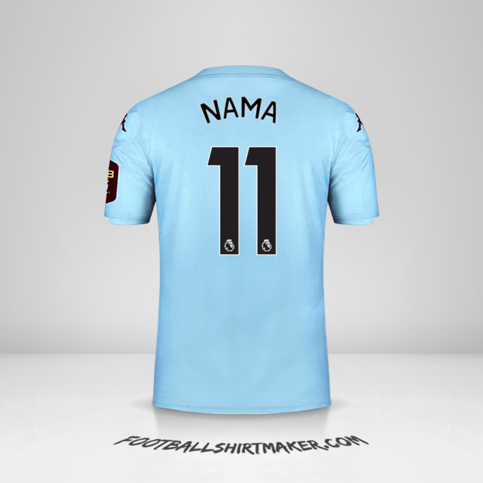 Jersey Aston Villa FC 2019/20 Alternatif -  nama - 11
