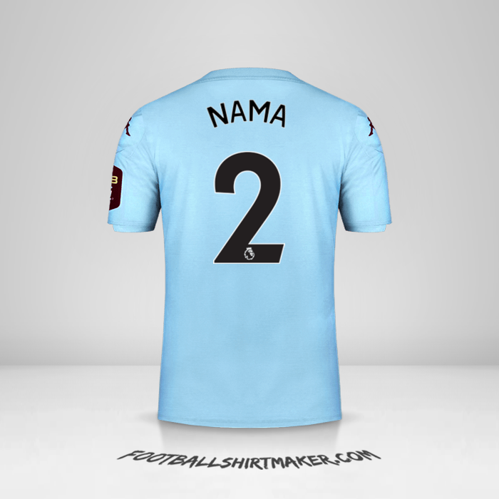 Jersey Aston Villa FC 2019/20 Alternatif -  nama - 2