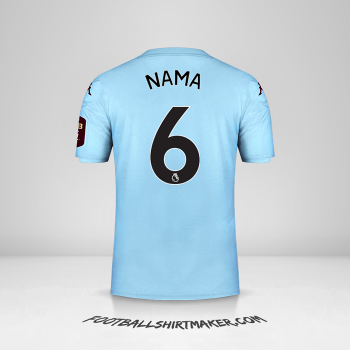 Jersey Aston Villa FC 2019/20 Alternatif -  nama - 6