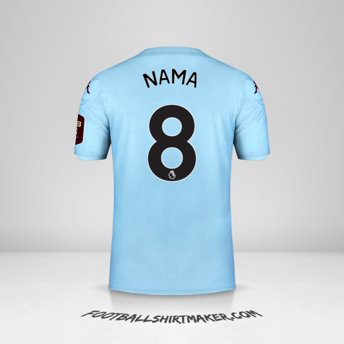 Jersey Aston Villa FC 2019/20 Alternatif -  nama - 8