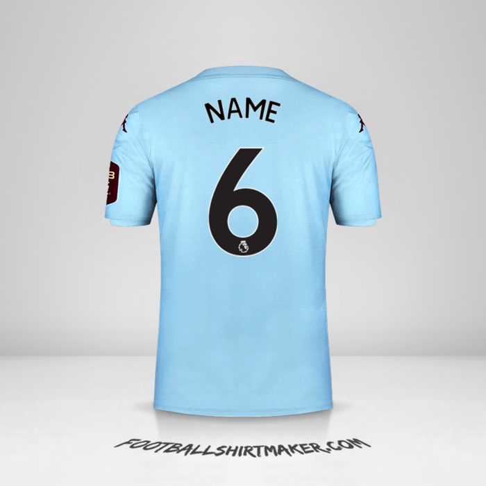 Jersey Aston Villa FC 2019/20 Away -  name - 6
