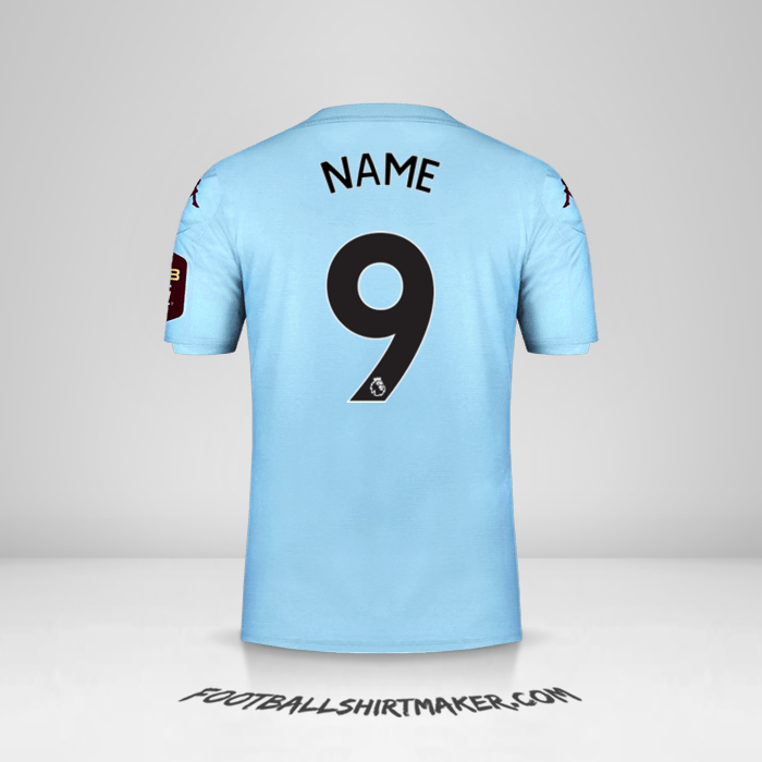 Trikot Aston Villa FC 2019/20 Auswärts -  name - 9