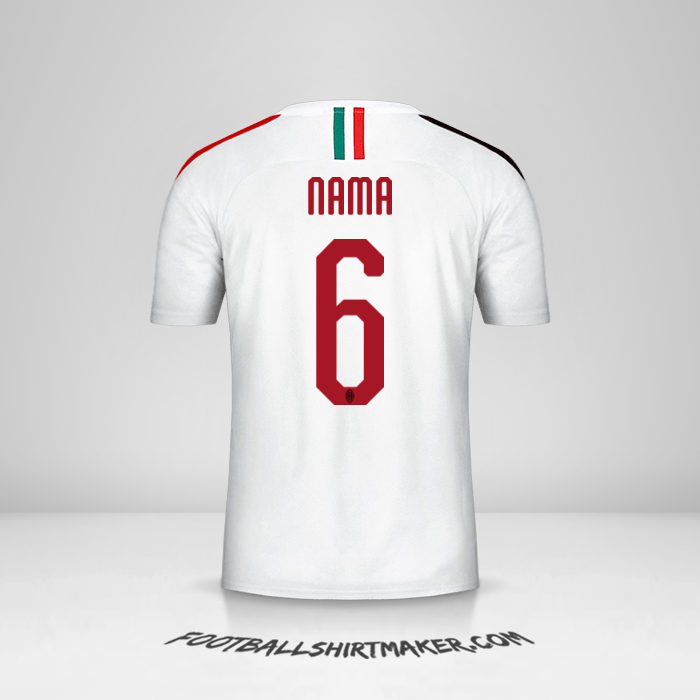 Jersey AC Milan 2019/20 Alternatif -  nama - 6