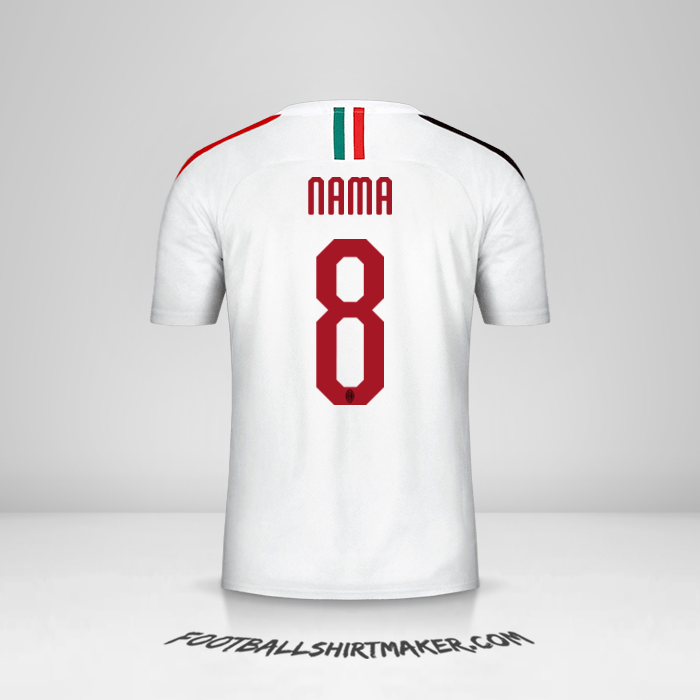 Jersey AC Milan 2019/20 Alternatif -  nama - 8