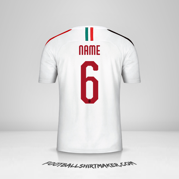 Trikot AC Milan 2019/20 Auswärts -  name - 6