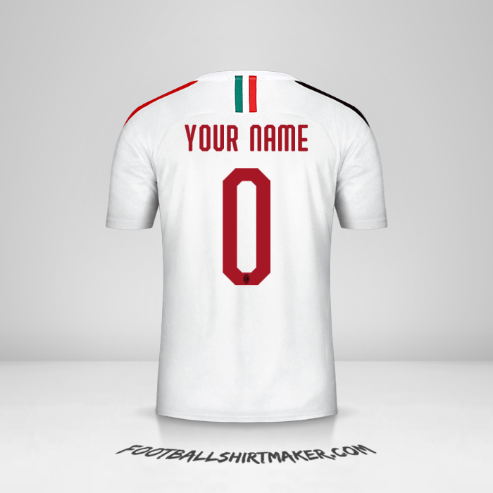 Jersey AC Milan 2019/20 II -  your name - 0