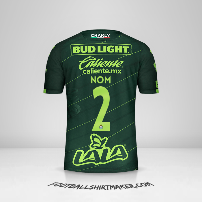 Maillot Santos Laguna 2019/20 Extérieur -  nom - 2