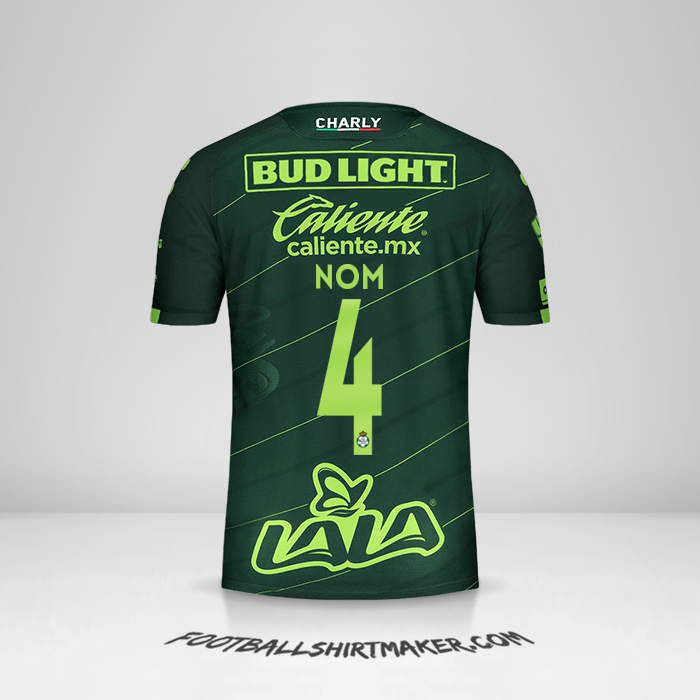 Maillot Santos Laguna 2019/20 Extérieur -  nom - 4