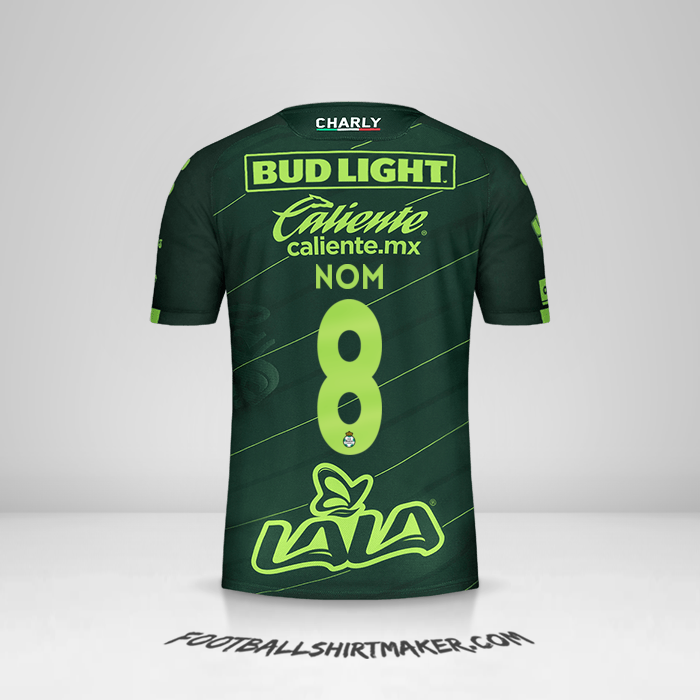 Maillot Santos Laguna 2019/20 Extérieur -  nom - 8