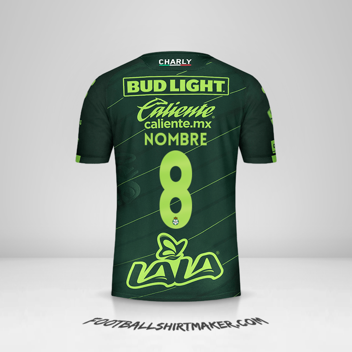 Jersey Santos Laguna 2019/20 Visita -  nombre - 8