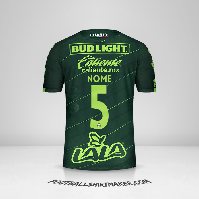 Maglia Santos Laguna 2019/20 Seconda -  nome - 5
