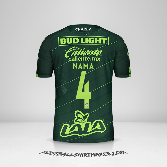 Jersey Santos Laguna 2019/20 Alternatif -  nama - 4