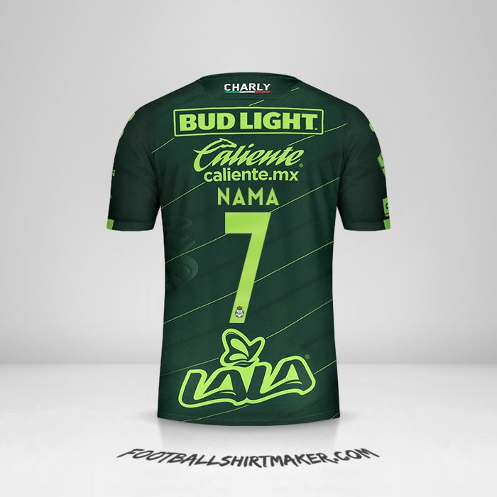 Jersey Santos Laguna 2019/20 Alternatif -  nama - 7