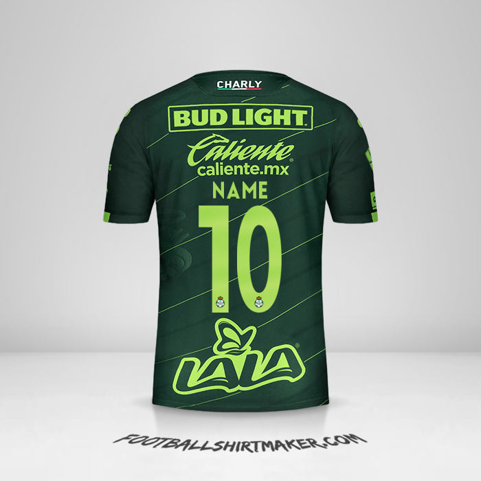 Jersey Santos Laguna 2019/20 Away -  name - 10