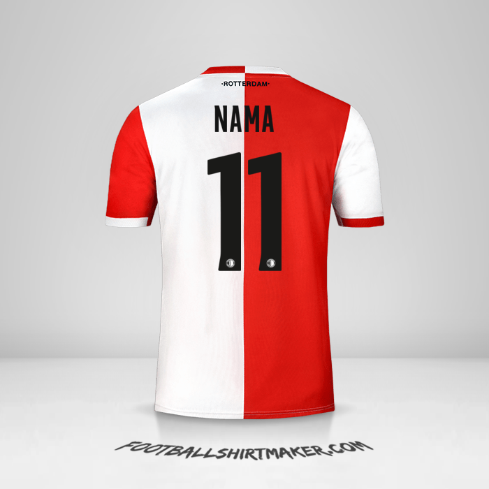 Jersey Feyenoord Rotterdam 2019/20 -  nama - 11