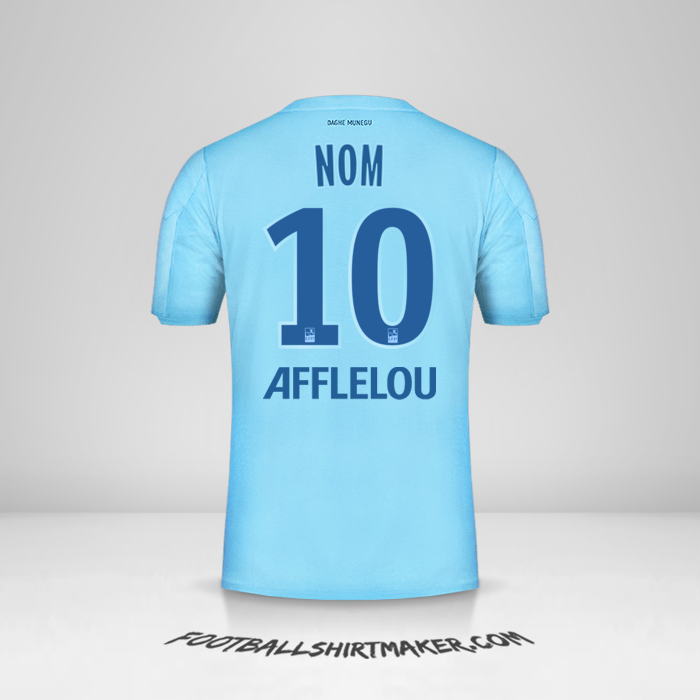 Maillot As Monaco 2019/20 Troisième -  nom - 10