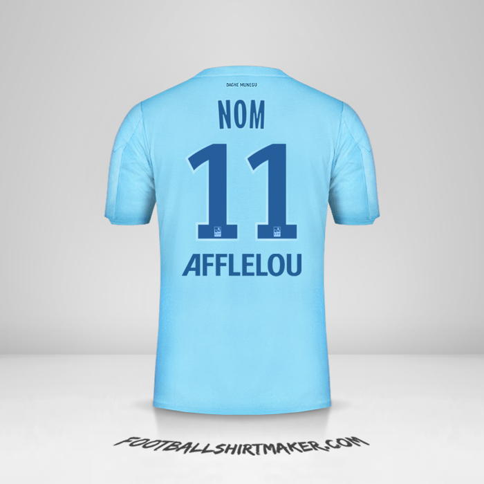 Maillot As Monaco 2019/20 Troisième -  nom - 11