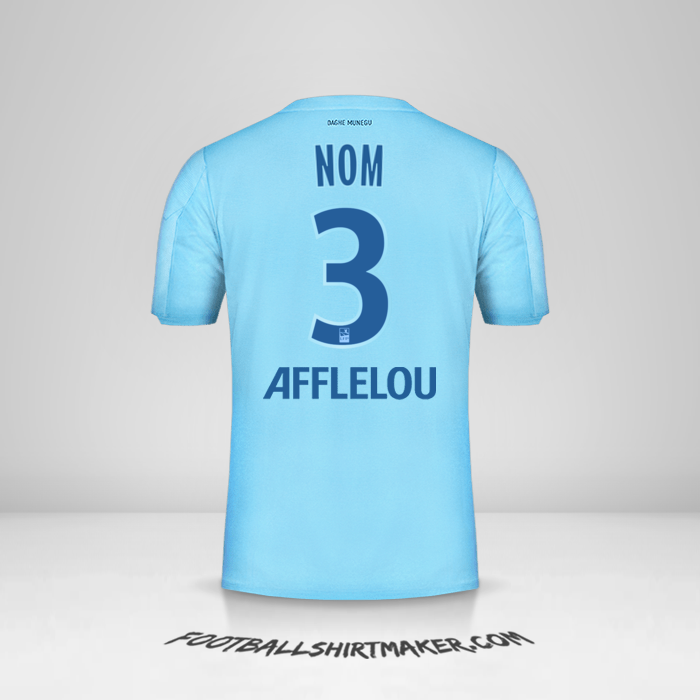 Maillot As Monaco 2019/20 Troisième -  nom - 3