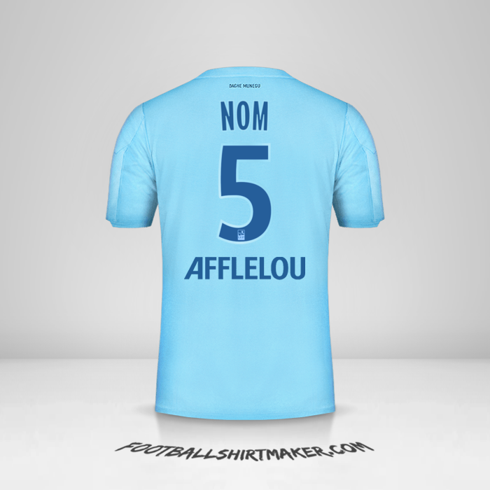 Maillot As Monaco 2019/20 Troisième -  nom - 5