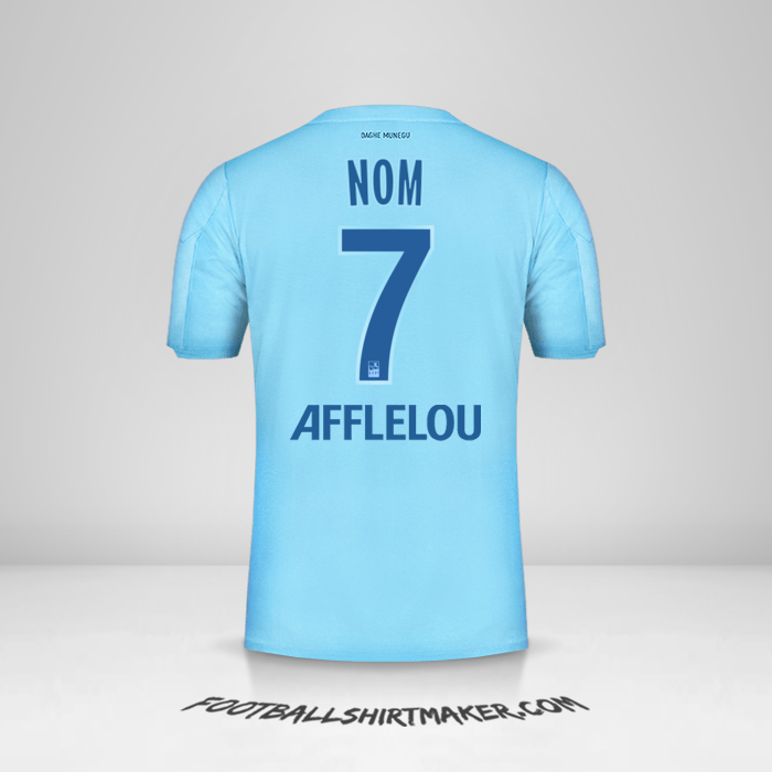 Maillot As Monaco 2019/20 Troisième -  nom - 7
