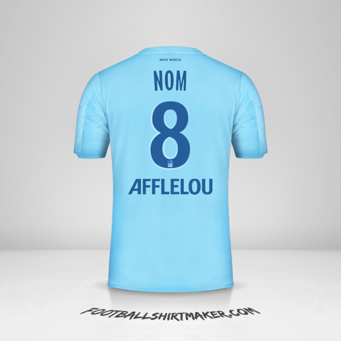 Maillot As Monaco 2019/20 Troisième -  nom - 8