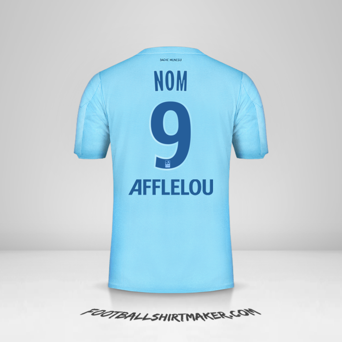 Maillot As Monaco 2019/20 Troisième -  nom - 9