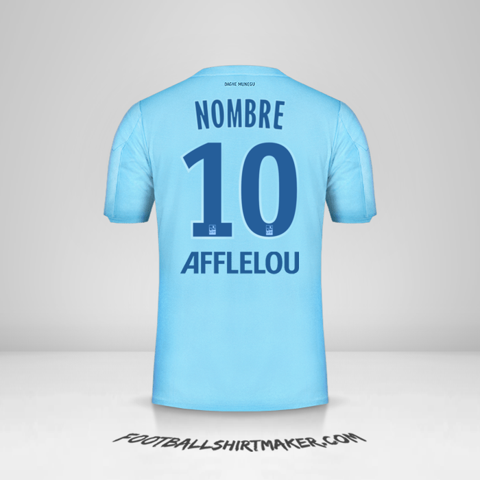 Jersey As Monaco 2019/20 Tercera -  nombre - 10