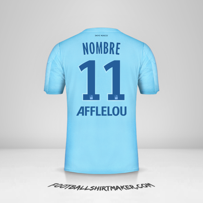 Camiseta As Monaco 2019/20 Tercera -  nombre - 11