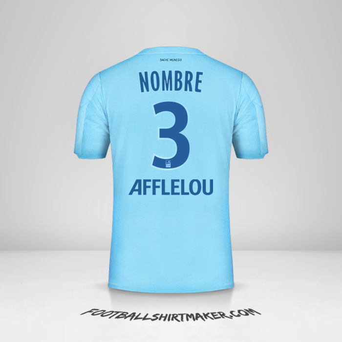 Jersey As Monaco 2019/20 Tercera -  nombre - 3