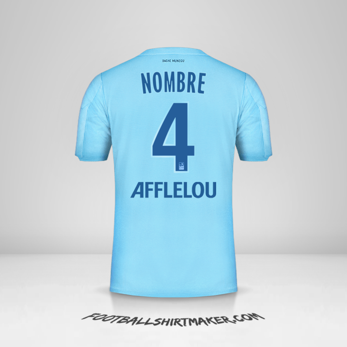 Jersey As Monaco 2019/20 Tercera -  nombre - 4