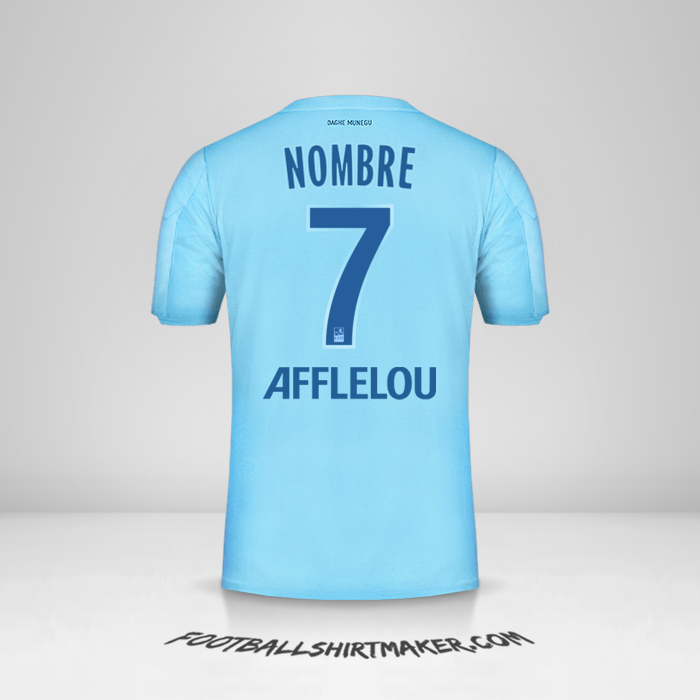 Jersey As Monaco 2019/20 Tercera -  nombre - 7