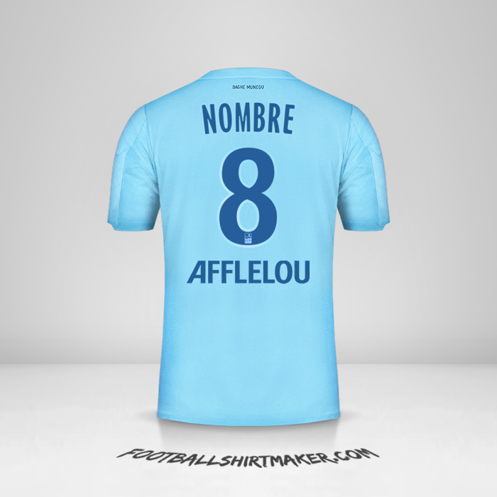 Jersey As Monaco 2019/20 Tercera -  nombre - 8