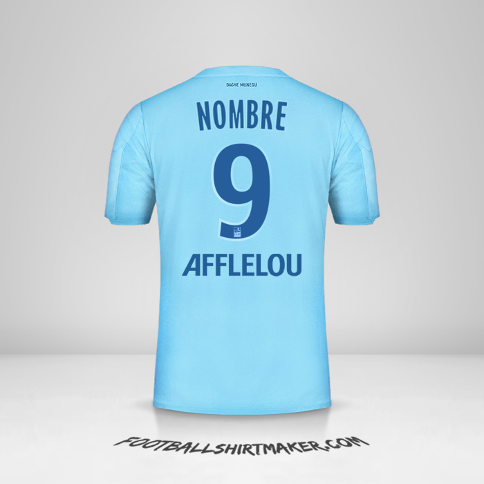 Jersey As Monaco 2019/20 Tercera -  nombre - 9