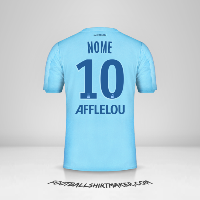 Camisola As Monaco 2019/20 Terceira -  nome - 10
