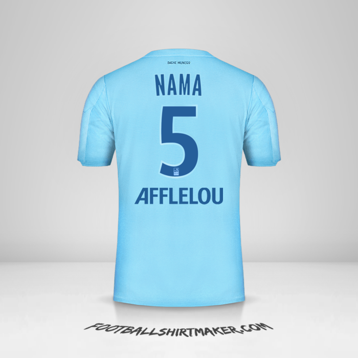Jersey As Monaco 2019/20 Ketiga -  nama - 5
