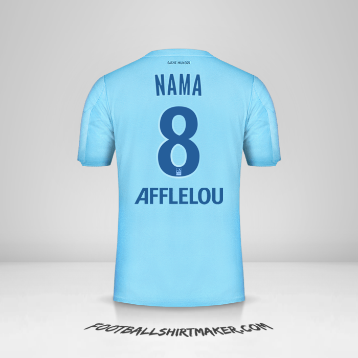 Jersey As Monaco 2019/20 Ketiga -  nama - 8