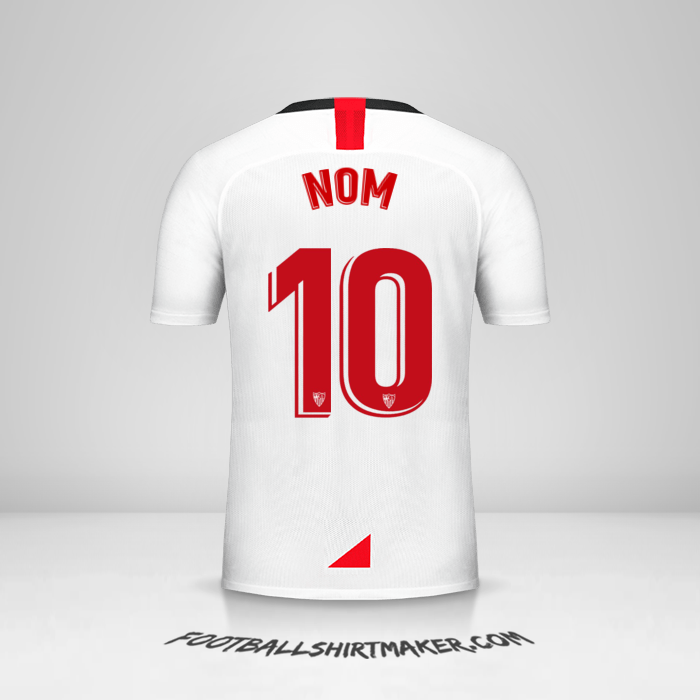 Maillot Sevilla FC 2019/2020 -  nom - 10