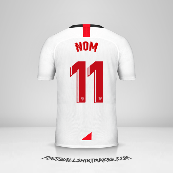 Maillot Sevilla FC 2019/2020 -  nom - 11