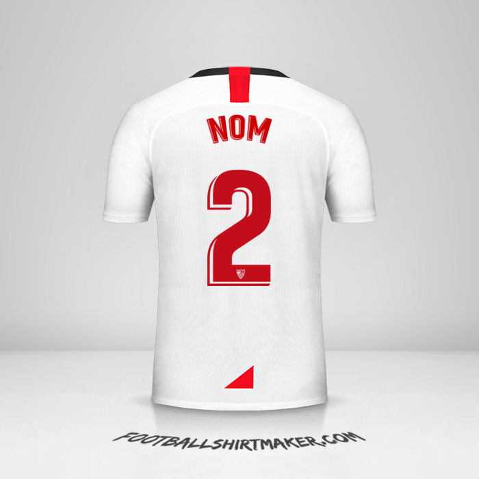 Maillot Sevilla FC 2019/2020 -  nom - 2