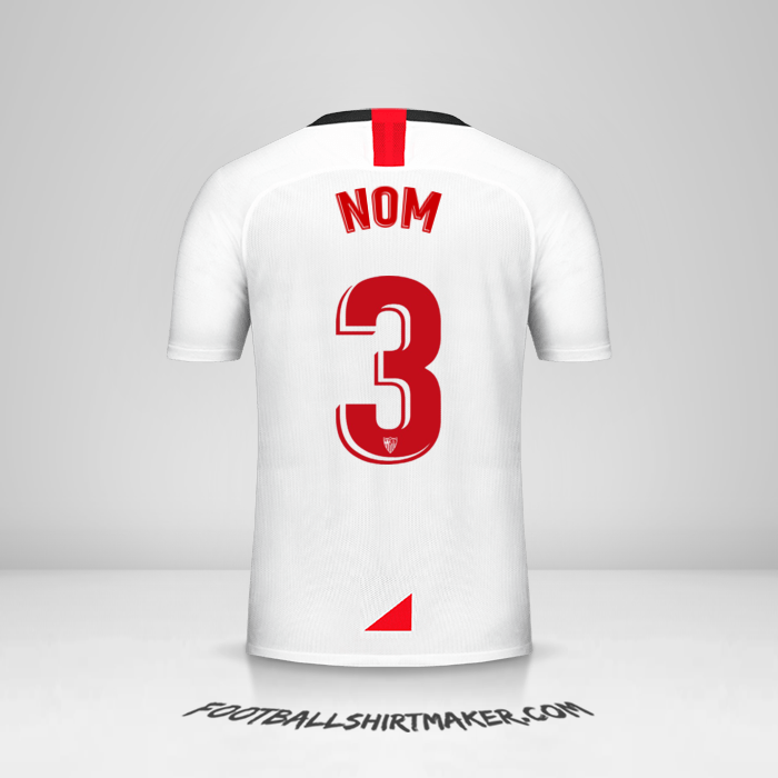 Maillot Sevilla FC 2019/2020 -  nom - 3
