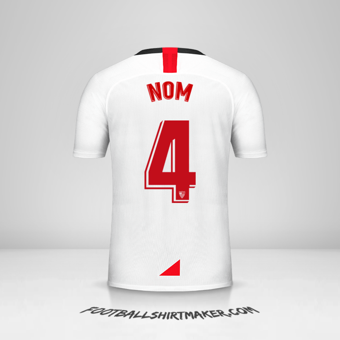 Maillot Sevilla FC 2019/2020 -  nom - 4