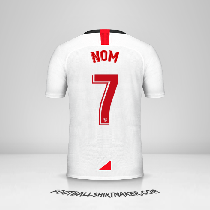 Maillot Sevilla FC 2019/2020 -  nom - 7