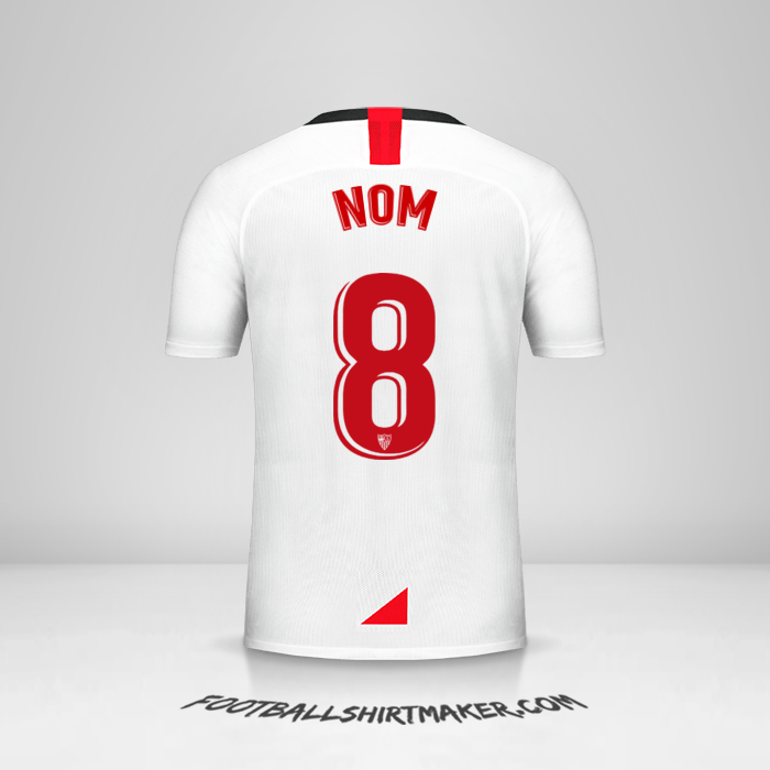Maillot Sevilla FC 2019/2020 -  nom - 8