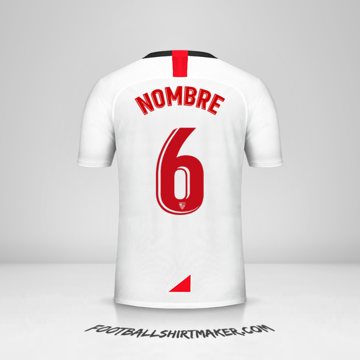 Jersey Sevilla FC 2019/2020 -  nombre - 6